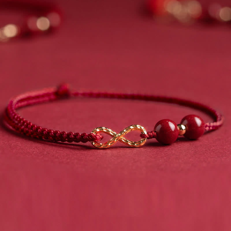 Pulsera del Hilo Rojo - Bendición de cinabrio