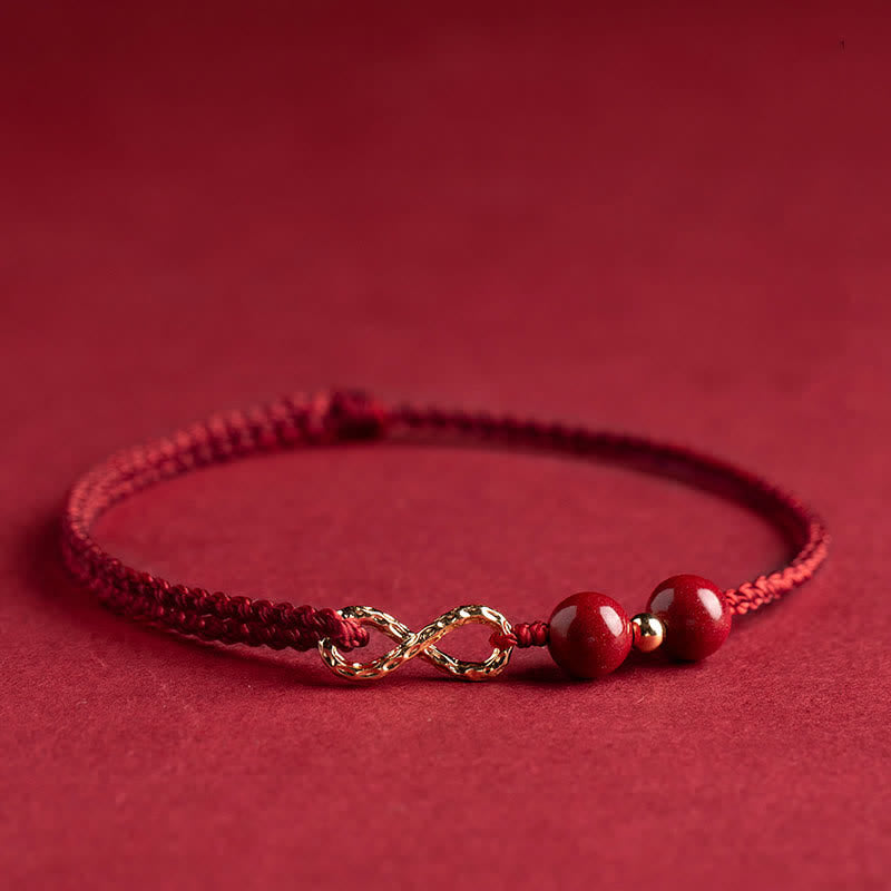 Pulsera del Hilo Rojo - Bendición de cinabrio