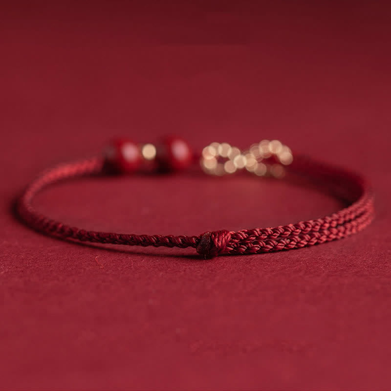 Pulsera del Hilo Rojo - Bendición de cinabrio